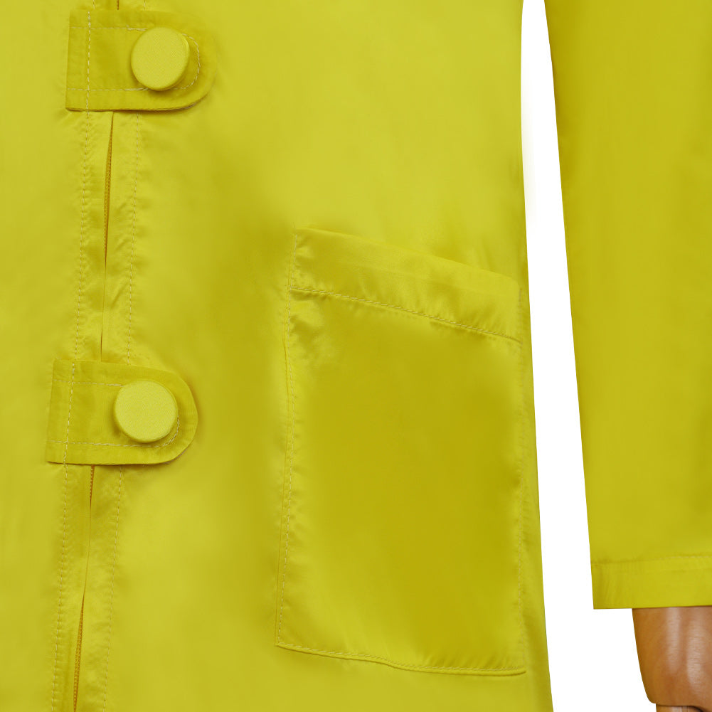 Little Nightmares II Six Halloween Carnival Suit Cosplay Costume Yellow Coat for kids