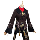 Genshin Impact HuTao Halloween Carnival Suit Cosplay Costume Outfits