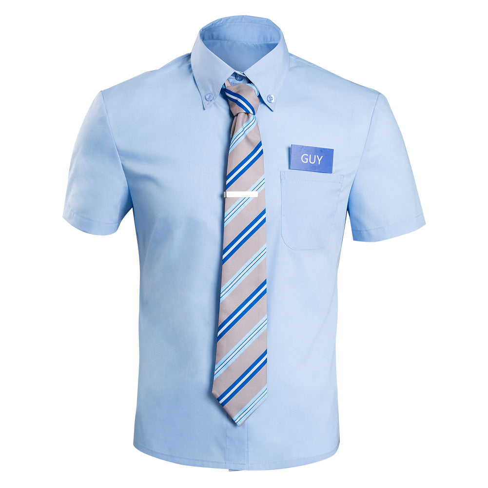 FREE GUY  Guy Halloween Carnival Suit Cosplay Costume Shirt
