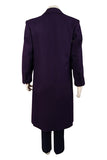 Dark Knight Heath Ledger Joker 6 pcs Costume Set *  Wool trench Coat Version