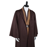 Kenobi Jedi TUNIC Cosplay Costume Brown Version