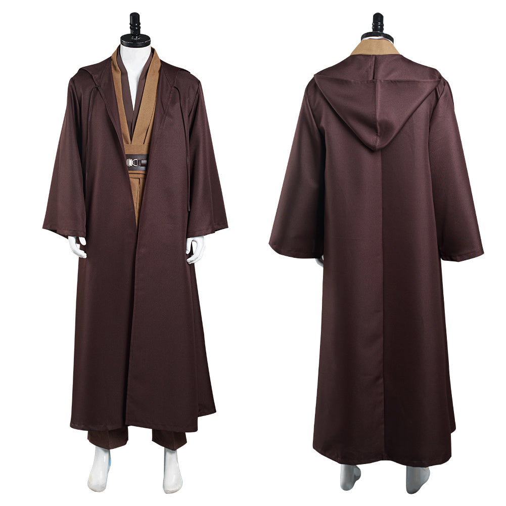 Kenobi Jedi TUNIC Cosplay Costume Brown Version
