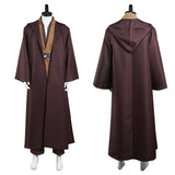 Kenobi Jedi TUNIC Cosplay Costume Brown Version