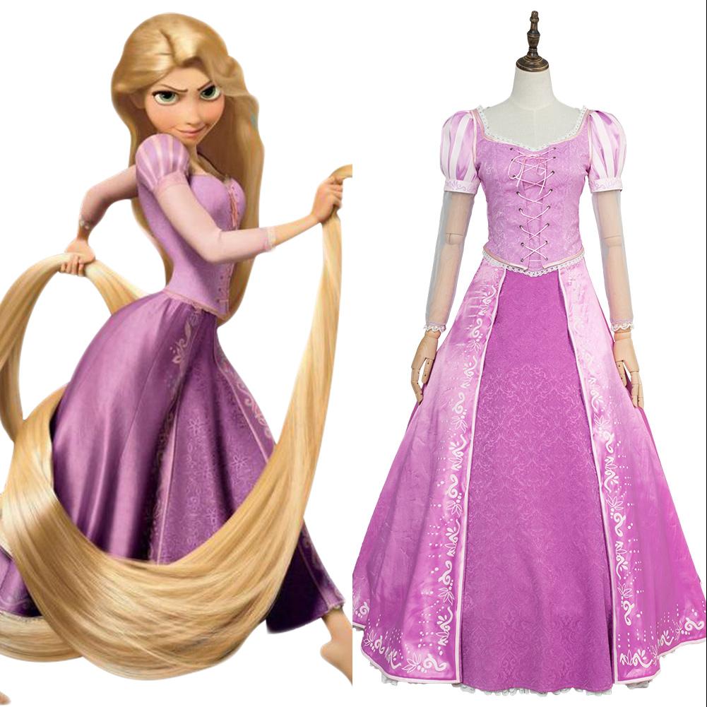 Tangled Rapunzel Tangled Ever After cosplay dress costume Pink