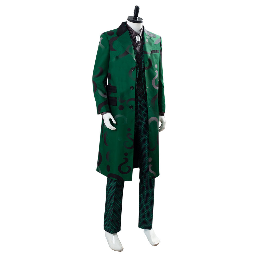 The Riddler Edward Nygma Gotham Season 5 Uniform Green Cosplay Costume