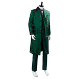 The Riddler Edward Nygma Gotham Season 5 Uniform Green Cosplay Costume