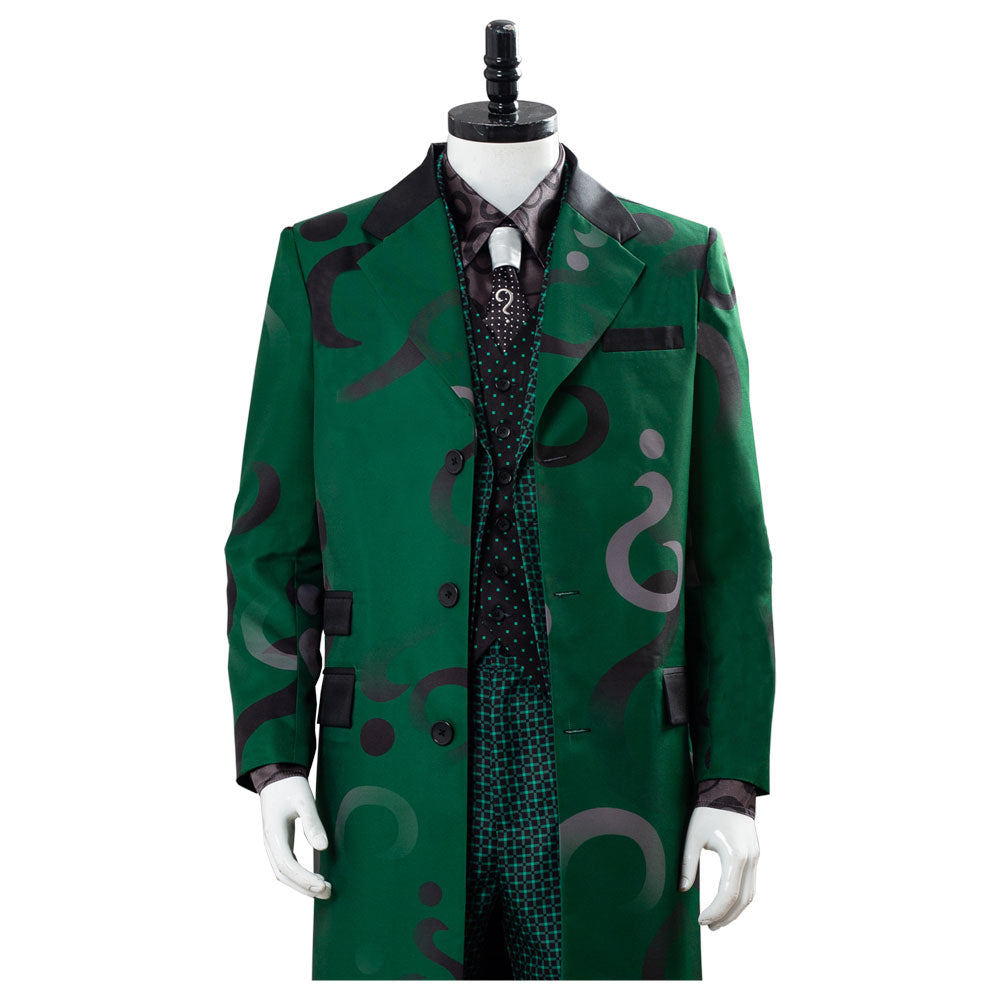 The Riddler Edward Nygma Gotham Season 5 Uniform Green Cosplay Costume