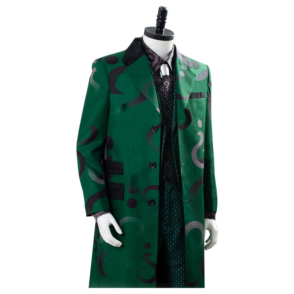 The Riddler Edward Nygma Gotham Season 5 Uniform Green Cosplay Costume