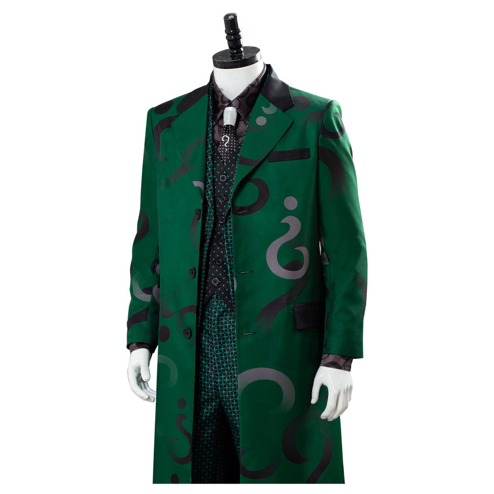The Riddler Edward Nygma Gotham Season 5 Uniform Green Cosplay Costume