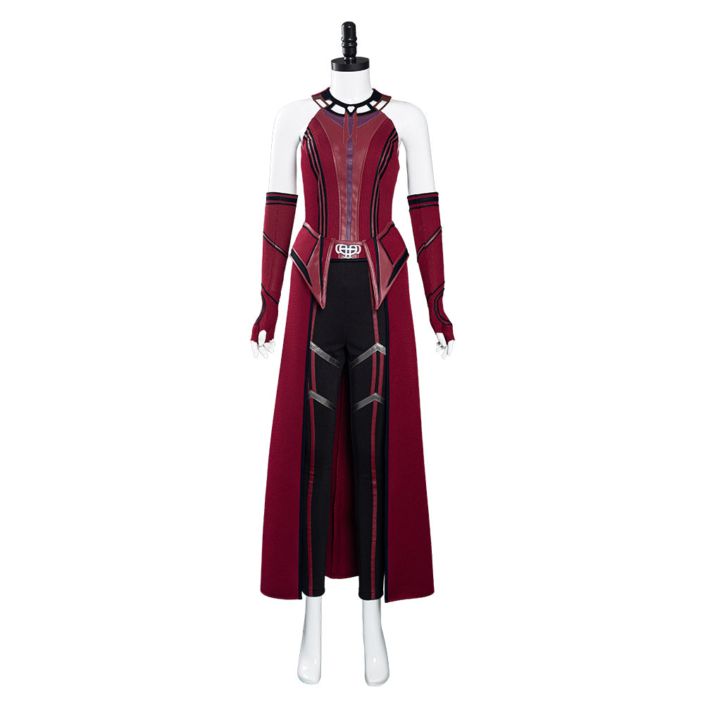 Wandavision Scarlet Witch Halloween Carnival Suit Cosplay Costume Outfits