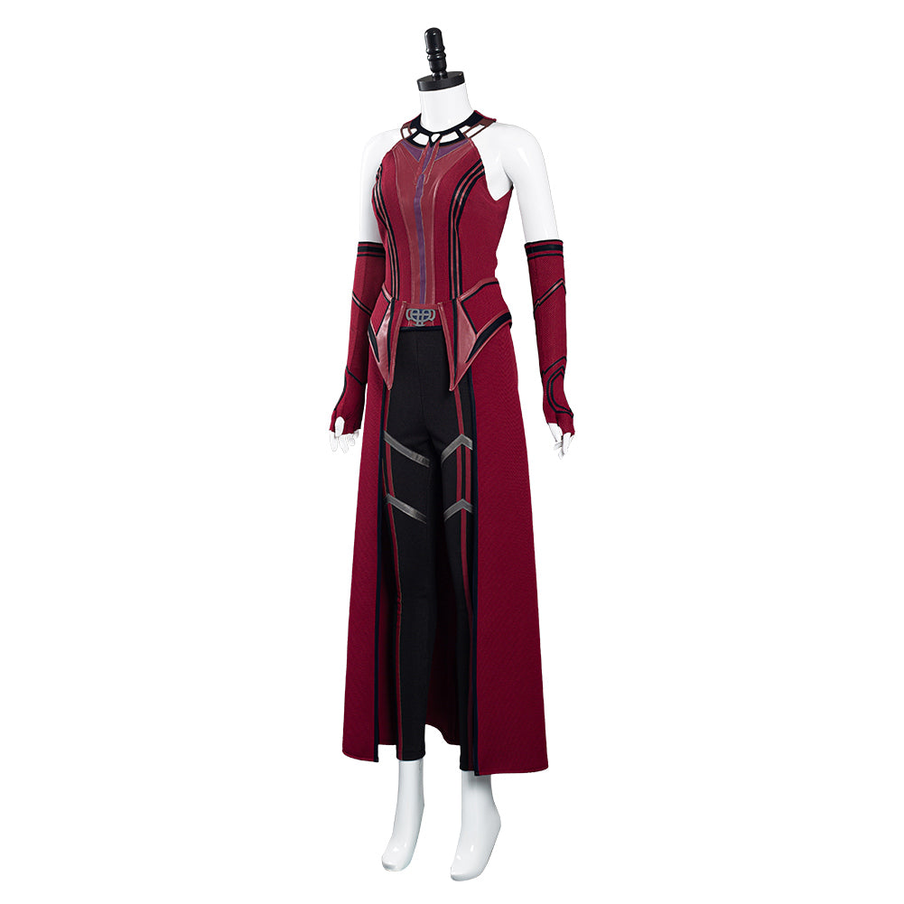Wandavision Scarlet Witch Halloween Carnival Suit Cosplay Costume Outfits