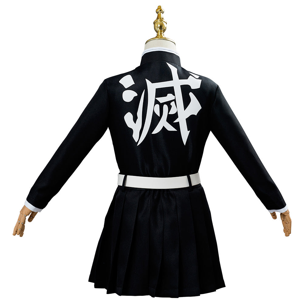 Demon Slayer Tsuyuri Kanawo Cosplay Costume Kids Children Uniform Outfit Halloween Carnival Suit