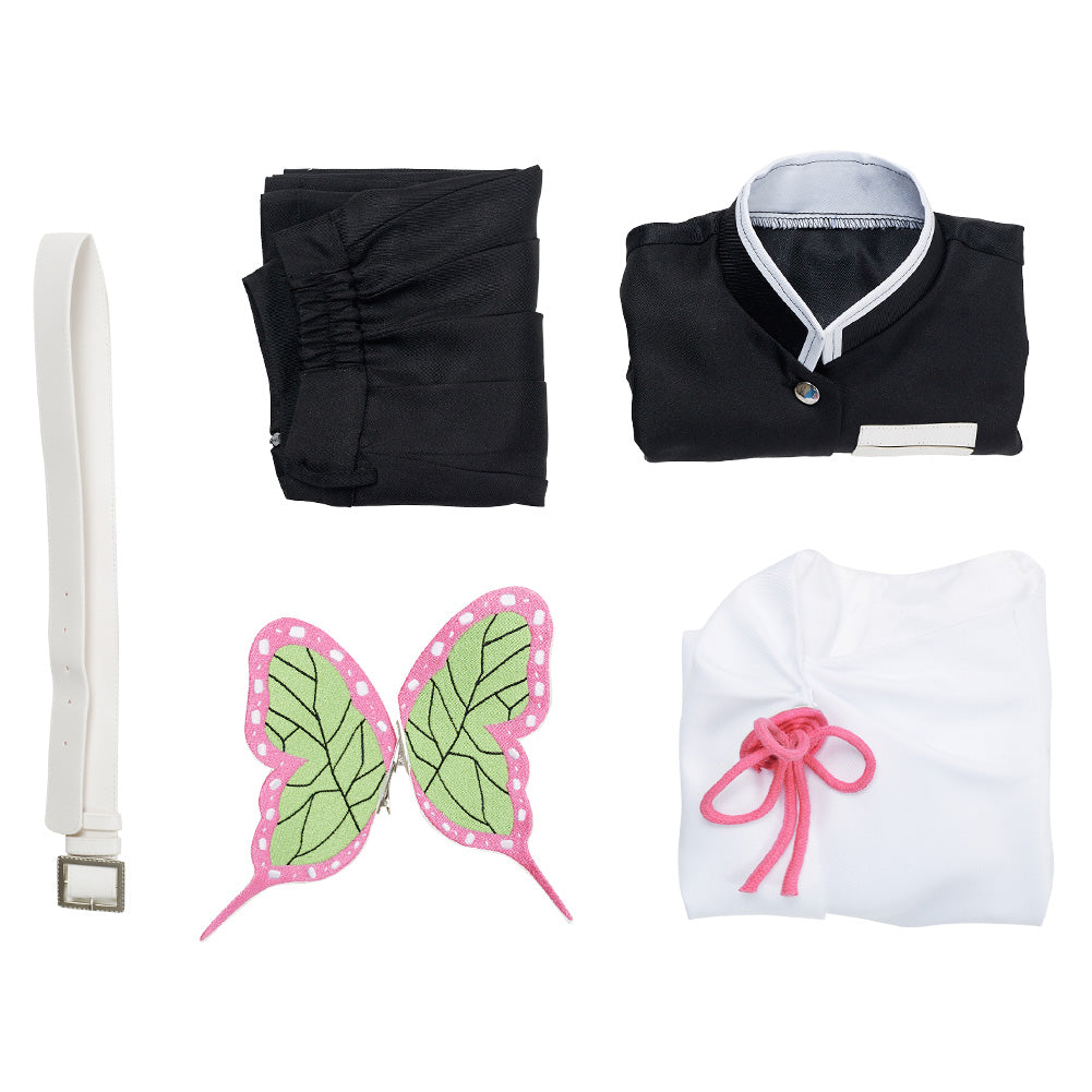 Demon Slayer Tsuyuri Kanawo Cosplay Costume Kids Children Uniform Outfit Halloween Carnival Suit