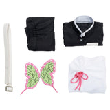Demon Slayer Tsuyuri Kanawo Cosplay Costume Kids Children Uniform Outfit Halloween Carnival Suit