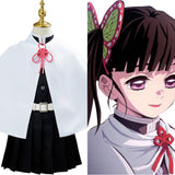 Demon Slayer Tsuyuri Kanawo Cosplay Costume Kids Children Uniform Outfit Halloween Carnival Suit