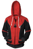 Spider-Man: Far From Home Hoodie Spiderman Peter Park 3D Zip Up Sweatshirt Unisex