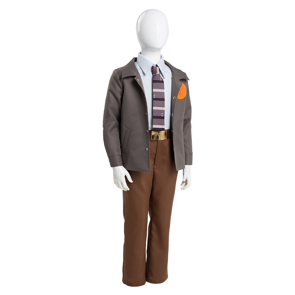 Kids Children Loki Time Variance Authority TVA  Halloween Carnival Suit Cosplay Costume Outfits