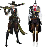 Overwatch Ashe Elizabeth Caledonia Outfit Cosplay Costume