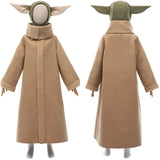 The Mando Season 2-Baby Yoda Grogu Halloween Carnival Suit Cosplay Costume Coat Headgear Outfits