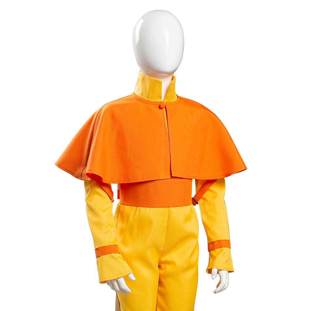 Avatar: The Last Airbender Avatar Aang Halloween Carnival Suit Cosplay Costume Kids Children Jumpsuit Outfits