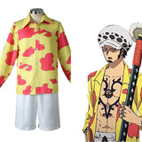 One Piece Film: Red Trafalgar D. Water Law Cosplay Costume Halloween Carnival Suit