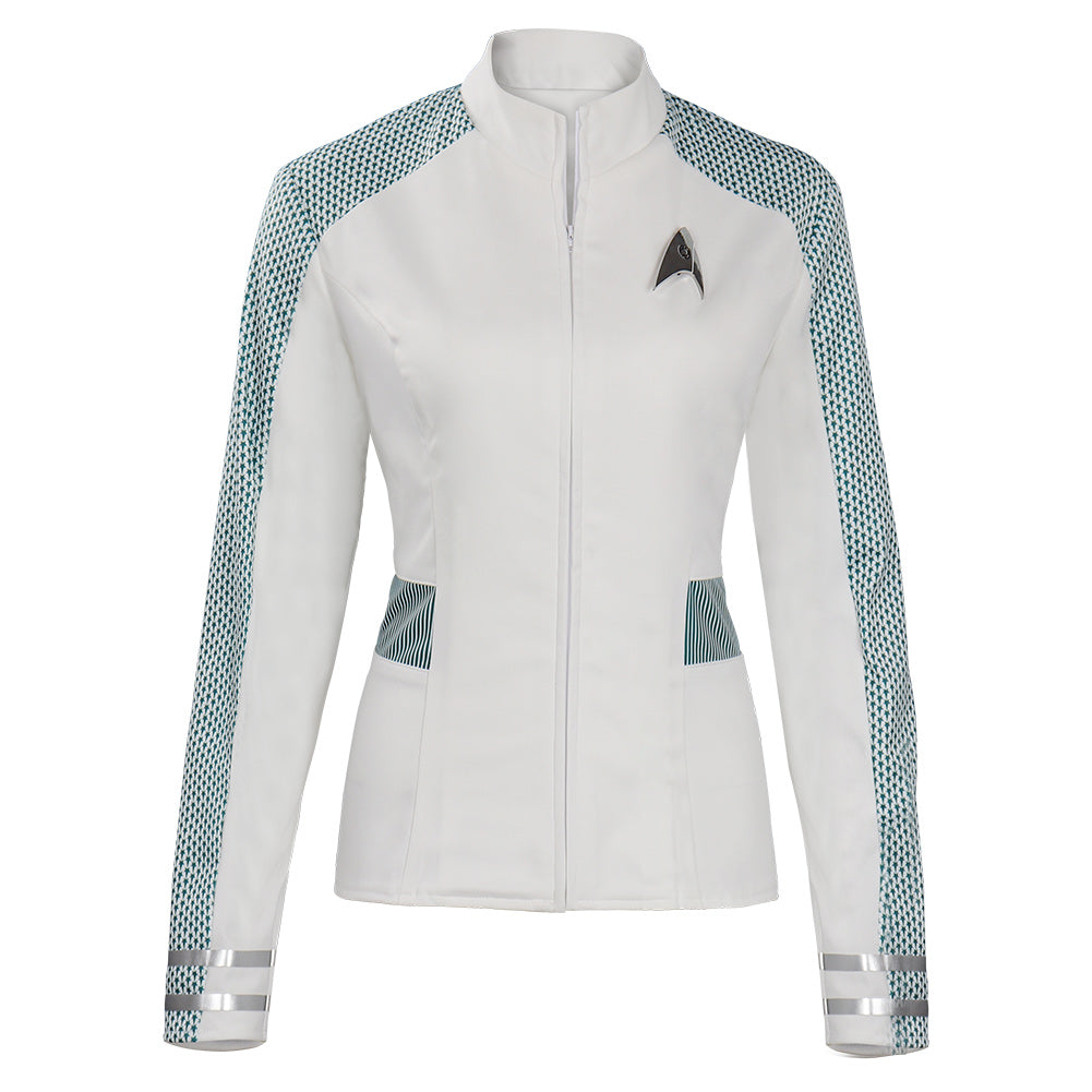 TV Star Trek: Strange New Worlds Christine Chapel Women White Nurse Top Cosplay Costume Outfits Halloween Carnival Suit
