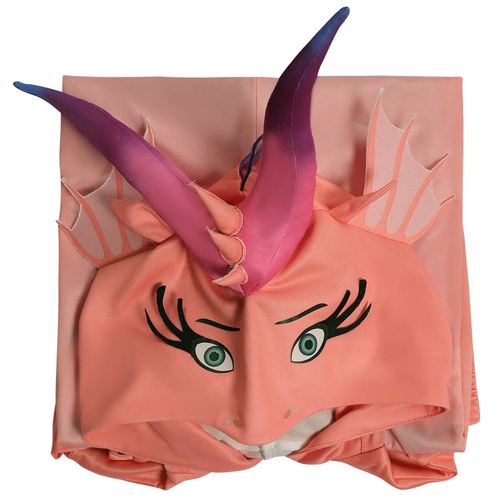 Kids Children Luck The Dragon Cosplay Costume Jumpsuit Pajamas Sleepwear Outfits Halloween Carnival Suit