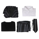 Wednesday Cosplay Costume Outfits Halloween Carnival Suit