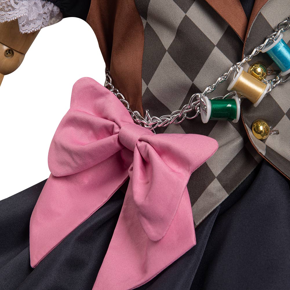 Alice in Wonderland Mad Hatter Tarrant Hightopp Cosplay Costume Kids Children Halloween Carnival Suit