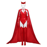 WandaVision2020- Sexy Scarlet Witch Wanda Maximoff Cosplay Costume Women Outfit Halloween Carnival Costume