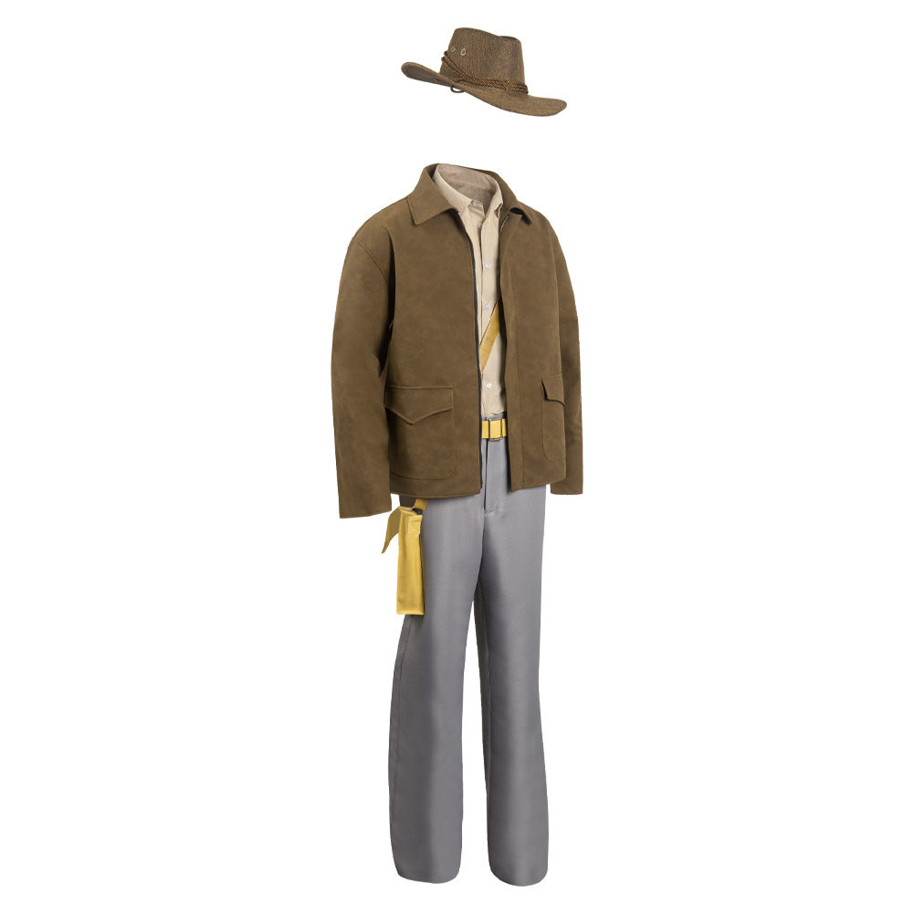 Indiana Jones Cosplay Costume Outfits Halloween Carnival Party Suit