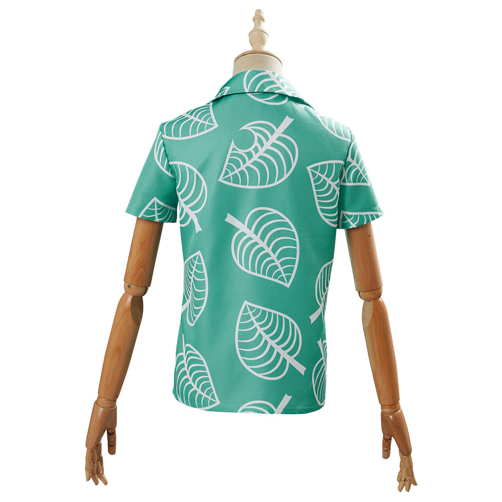 Adult Animal Crossing Timmy & Tommy Cosplay Costume Short Sleeve Shirts Top