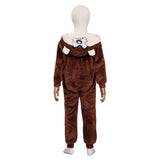 Animal Tasmanian Devil Halloween Carnival Suit Cosplay Costume Jumpsuit Sleepwear Pajams Outfits Kids Children