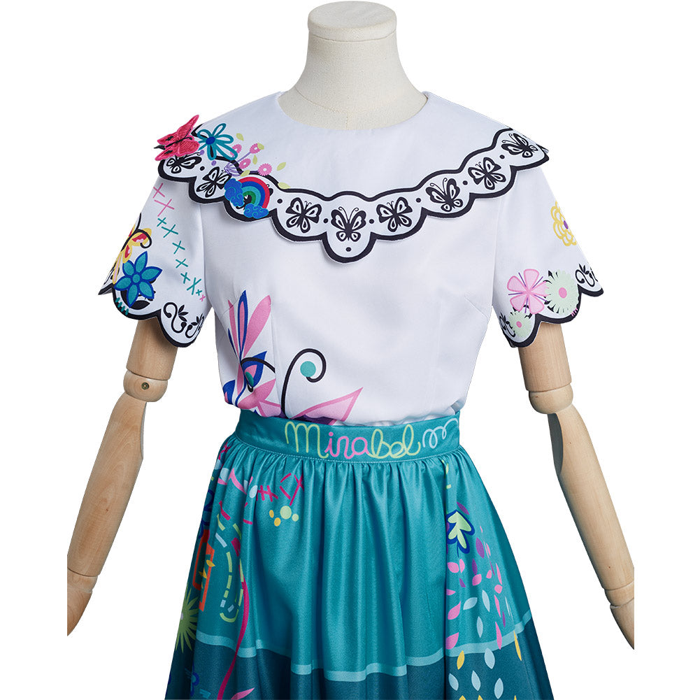 Encanto Mirabel Halloween Carnival Suit Cosplay Costume Dress Outfits