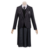 Wednesday Cosplay Costume Outfits Halloween Carnival Suit