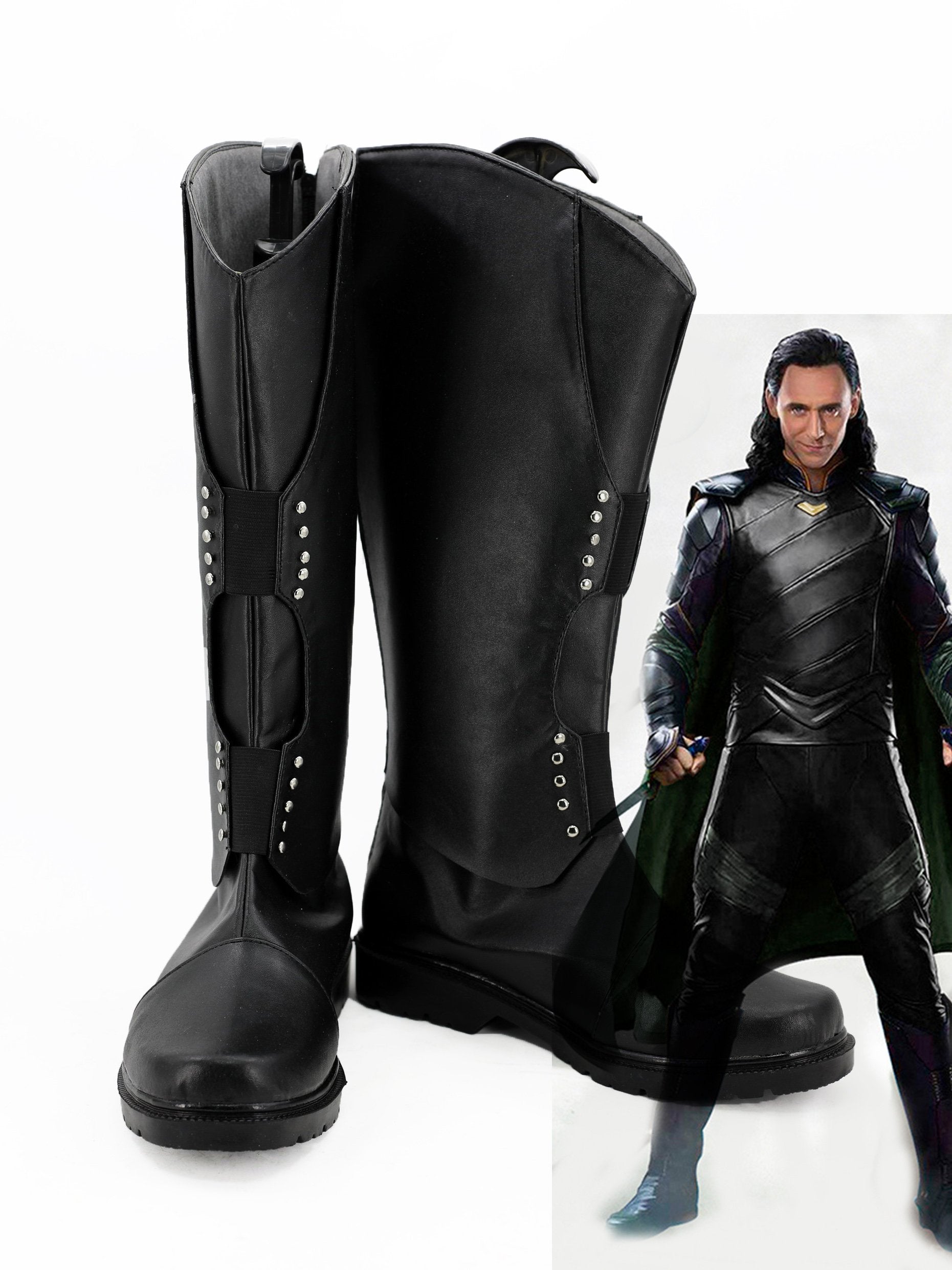 Thor 3 Ragnarok Loki Cosplay Boots Halloween Shoes