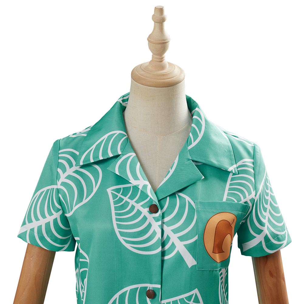 Adult Animal Crossing Timmy & Tommy Cosplay Costume Short Sleeve Shirts Top