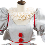 Pennywise Horror Pennywise The Clown Costume Cosplay Costume Outfit for Women Girls Halloween Carnival