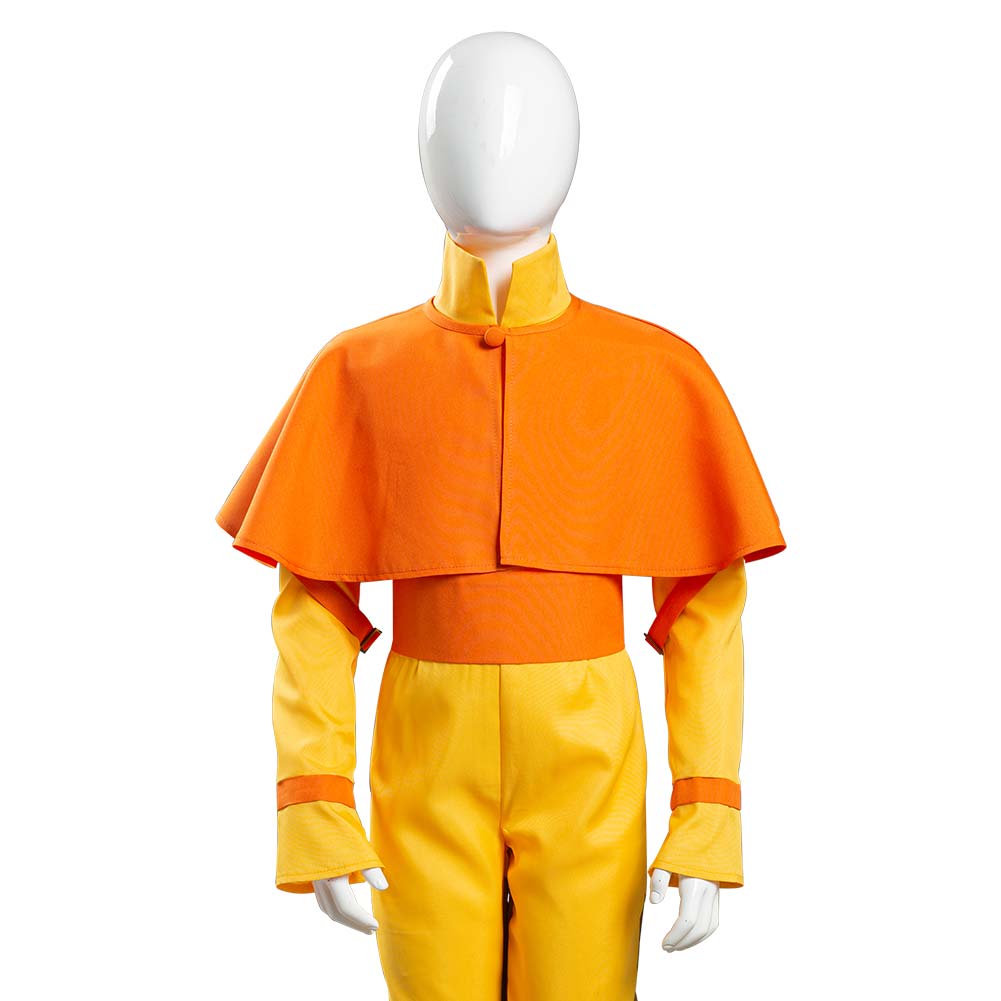 Avatar: The Last Airbender Avatar Aang Halloween Carnival Suit Cosplay Costume Kids Children Jumpsuit Outfits