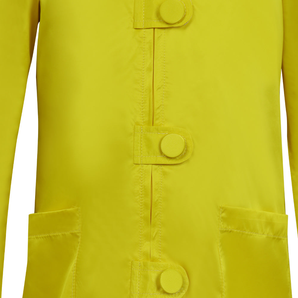 Little Nightmares II Six Halloween Carnival Suit Cosplay Costume Yellow Coat for kids