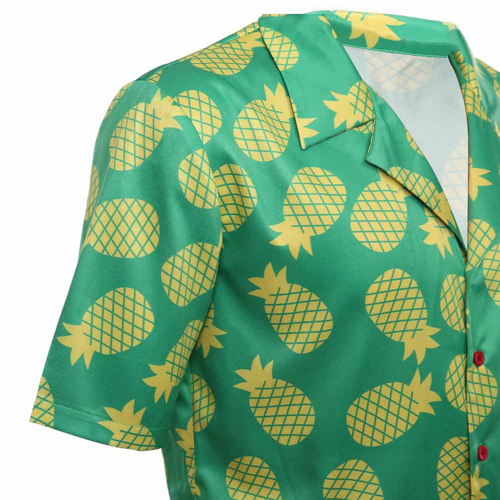 Adult Game Animal Crossing Cosplay T Shirt Bud Cosplay Hawaiian Short Sleeve Shirts Costume Halloween Carnival Costume