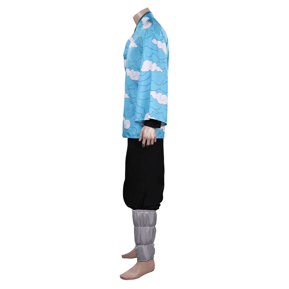 Demon Slayer Kimetsu no Yaiba : Hinokami Kepputan Urokodaki Sakonji Halloween Carnival Suit Cosplay Costume Outfits