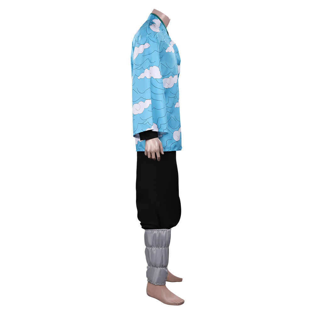 Demon Slayer Kimetsu no Yaiba : Hinokami Kepputan Urokodaki Sakonji Halloween Carnival Suit Cosplay Costume Outfits