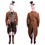 Alice in Wonderland Mad Hatter  Kids Cosplay Costume Halloween Carnival Suit
