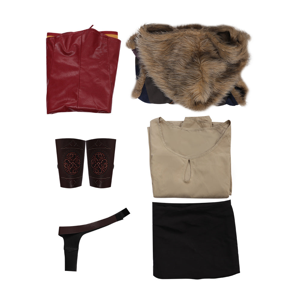 The Witcher Season 3 Ciri Outfits Halloween Carnival Cosplay Costume