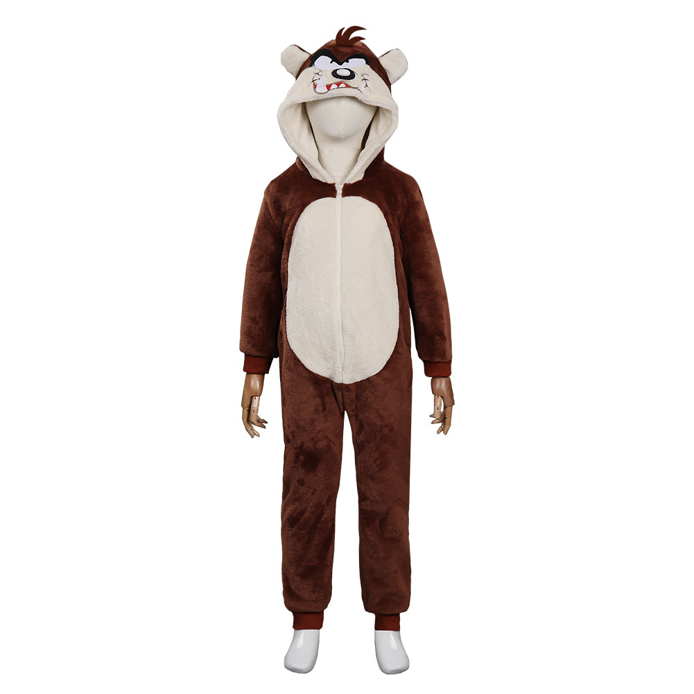 Animal Tasmanian Devil Halloween Carnival Suit Cosplay Costume Jumpsuit Sleepwear Pajams Outfits Kids Children