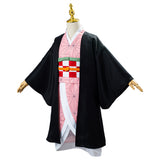 Anime Demon Slayer Kimetsu no Yaiba Kamado Nezuko Cosplay Costume Kids Children Uniform Outfits
