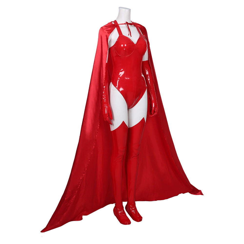WandaVision2020- Sexy Scarlet Witch Wanda Maximoff Cosplay Costume Women Outfit Halloween Carnival Costume