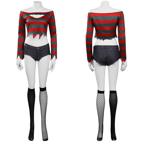 A Nightmare On Elm Street：Freddy Krueger Cosplay Costume Outfits