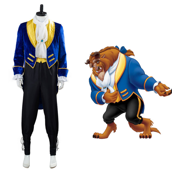 【匿名配送】★超美品★Prince BEAST 26 Disney ディズニー Prince Beast Costume Beauty And The Beast Costume for Adult